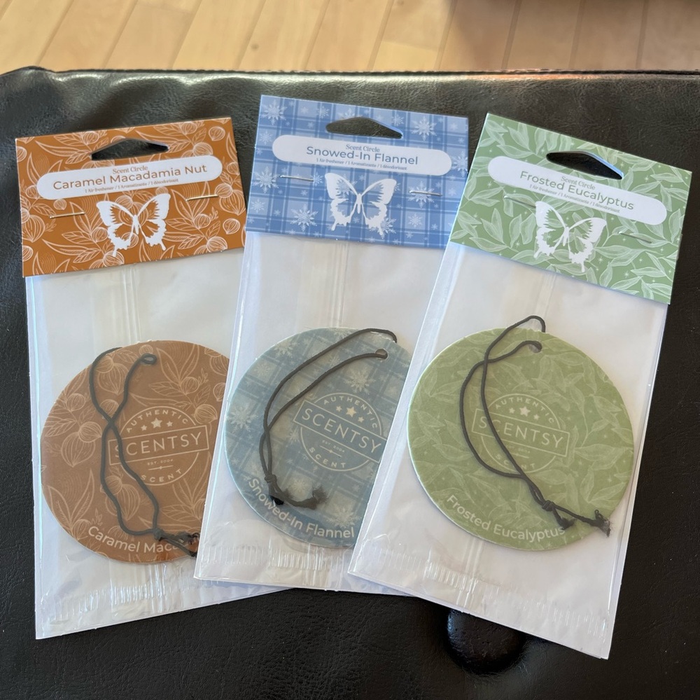 Scentsy Scent Circle Trio - Caramel, Snowed, Frosted